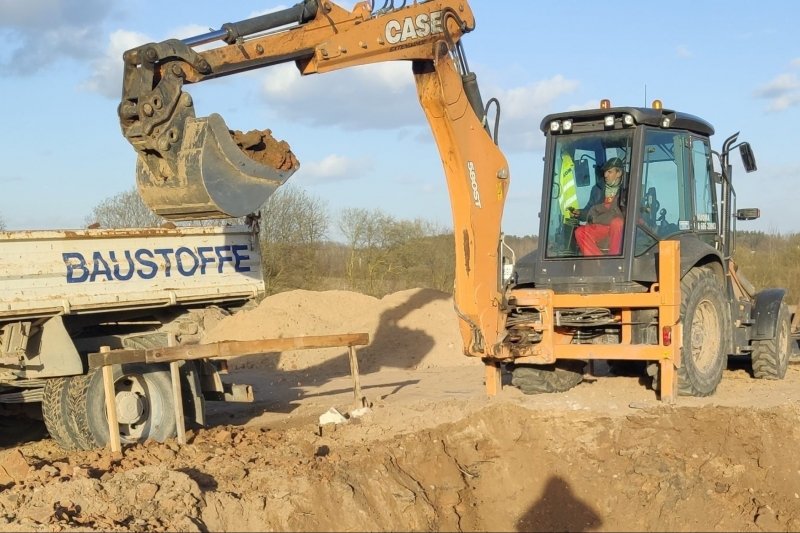 ekskavatorių nuoma smėlis kasimas